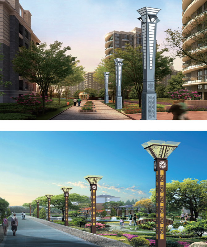 JGD-008/JGD-009 装飾的な風景の光