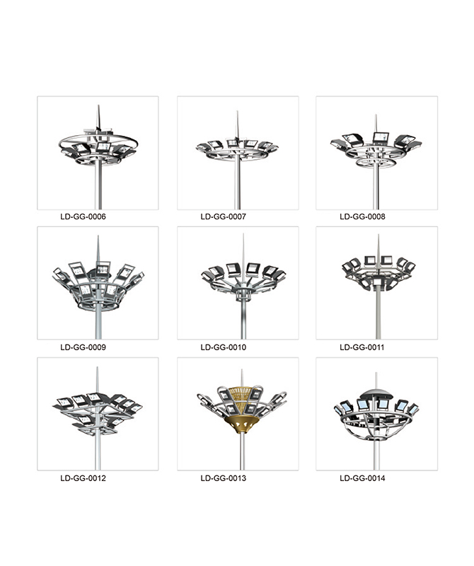 LD-GG-0006〜LD-GG-0014 ハイポールストリートランプ