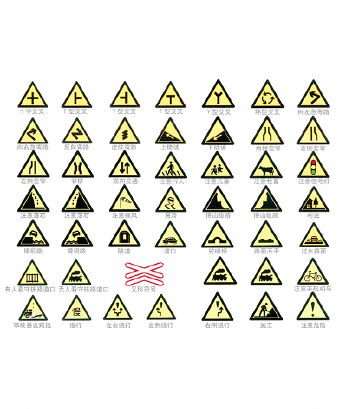 警告サイン 交通警告サイン