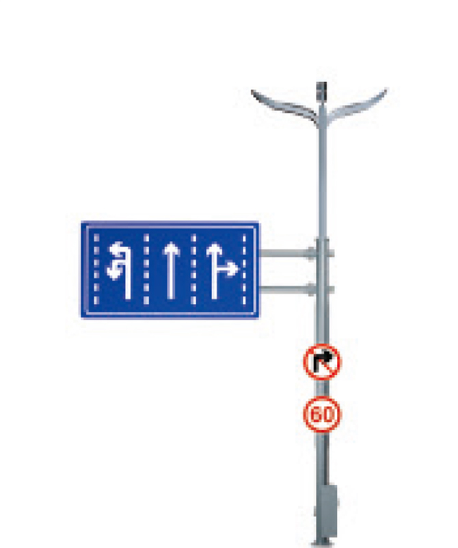 Cタイプの包括的なランプポスト